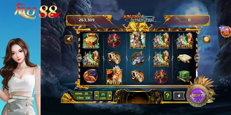 4 bước chơi Sơn Tinh Thủy Tinh Mu88